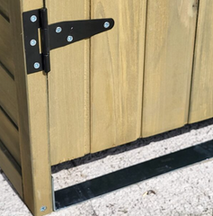 Deluxe Wheelie Bin Storage - 2 Bays - 3 Colours