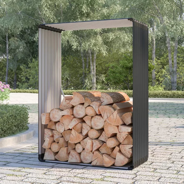 Log Storage & Raised Bed