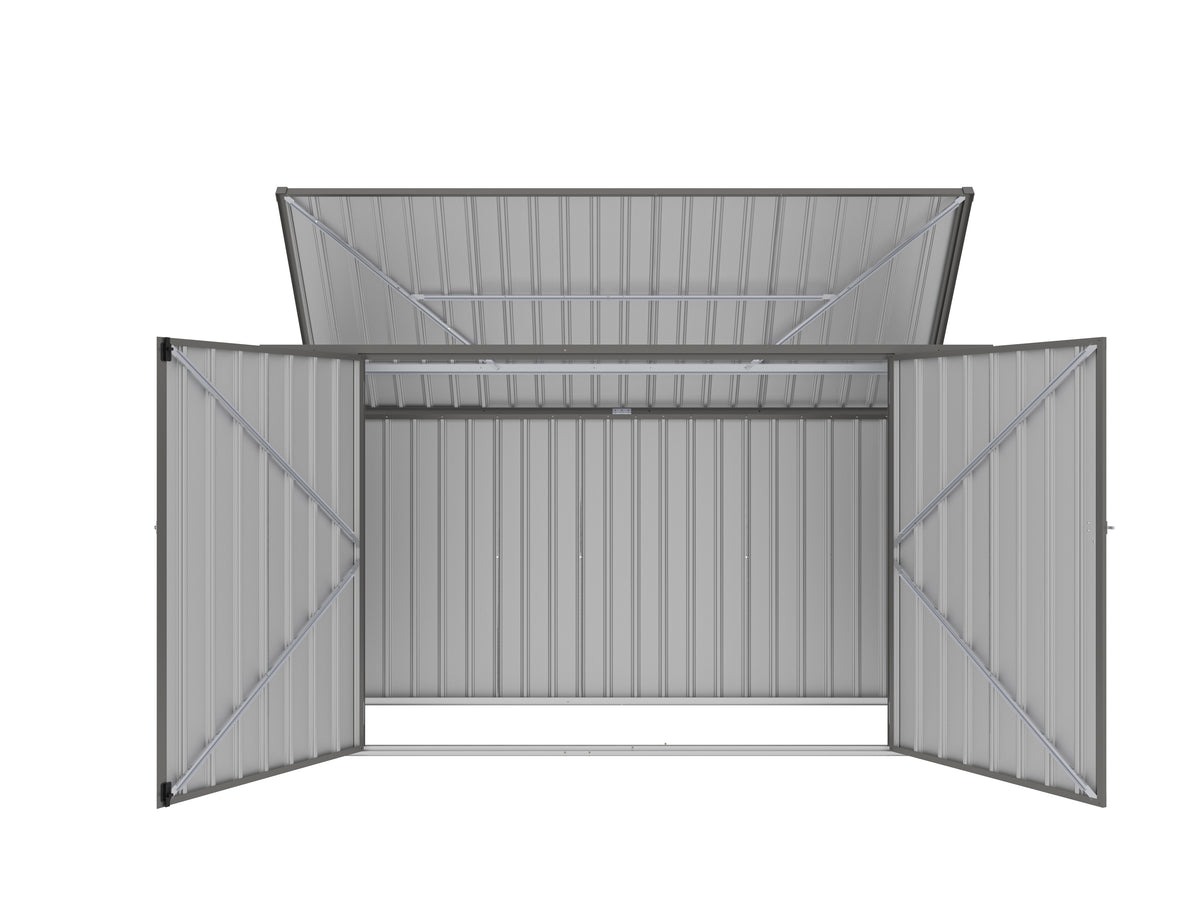 Premium 3 Bay Metal Wheelie Bin Storage—Durable, Secure &amp; Weatherproof Outdoor Bin Cover