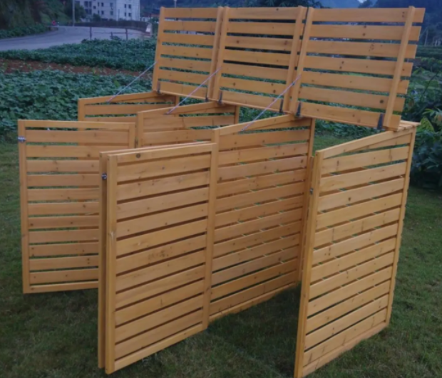 Wheelie Bin Storage - 3 Bay